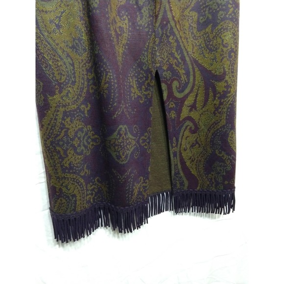Nina Leonard Vintage Two-Piece Skirt Scarf Set - Picture 6 of 14